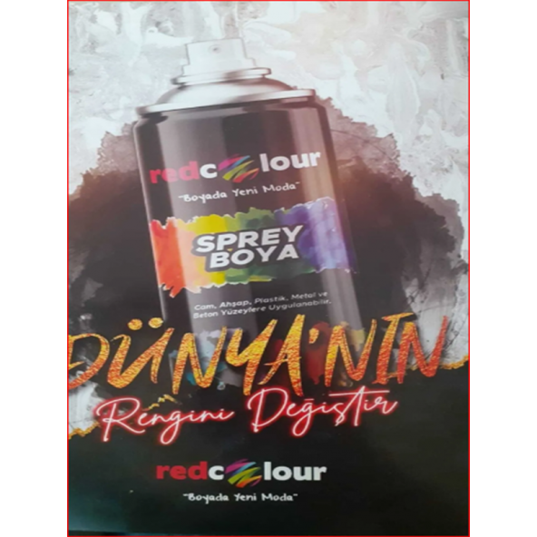 Redcolour Akrilik Sprey Boya 400 Ml - Resim 6