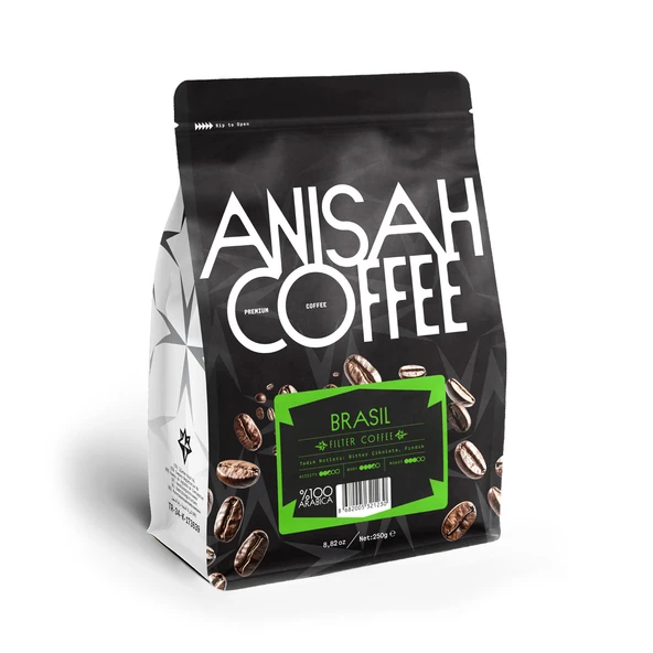 Anisah Coffee Brasil Santos Filtre Kahve 250gr ürün görseli 1