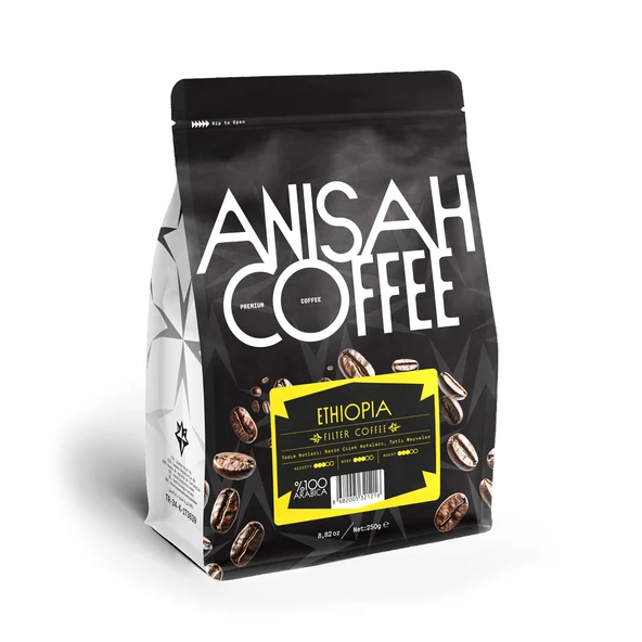 Anisah Coffee Ethiopia Filtre Kahve 250gr ürün görseli 1