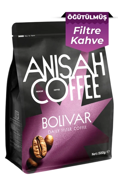 Anisah Coffee Bolivar Öğütülmüş Filtre Kahve 500 Gr ürün görseli 1