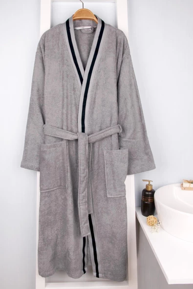 %100 Pamuk Kimono Bornoz ürün görseli 1
