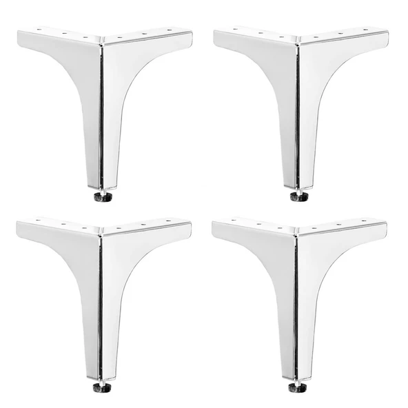 4 Adet Klas Ayak Metal 17 cm Krom Mobilya Koltuk Ayağı ürün görseli 1