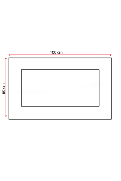 %100 Pamuk 60x100 Banyo Paspası - Resim 11