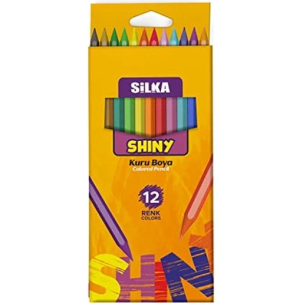 Silka Shiny 12 Renk Kuru Boya ürün görseli 1