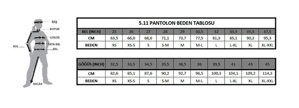 5.11 STRYKE STORM BAYAN PANTOLON - Resim 9