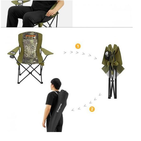KINGCAMP ARM QUAD SANDALYE (YESIL) - Resim 5