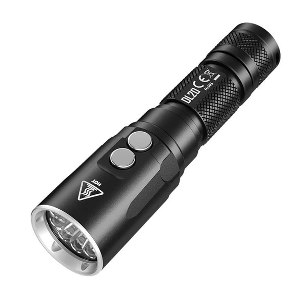 NITECORE DL20 1000 LUMEN DALIS FENERI (1X18650) ürün görseli 1
