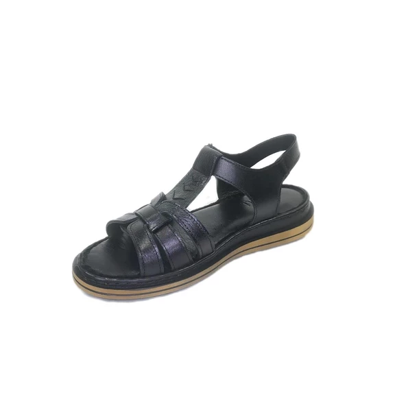 Janestt Kadın Deri Sandalet 439-017 - Resim 9
