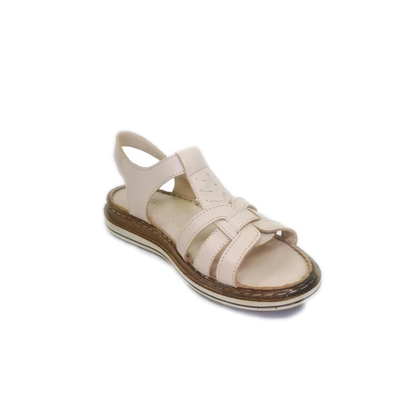 Janestt Kadın Deri Sandalet 439-017 - Resim 4
