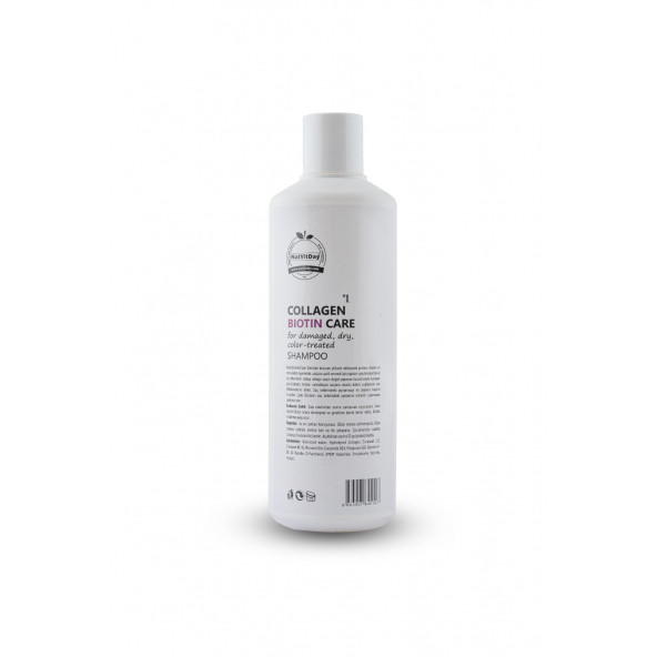 NatVitDay Collagen Biotin Care Shampoo 500ml - Resim 2