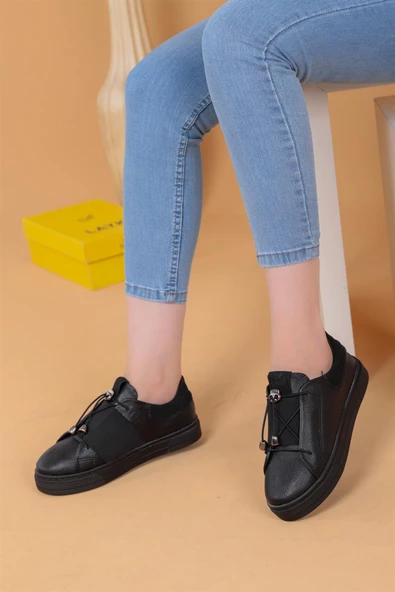 Alvaro Full Siyah Renkli Sneaker - Resim 2