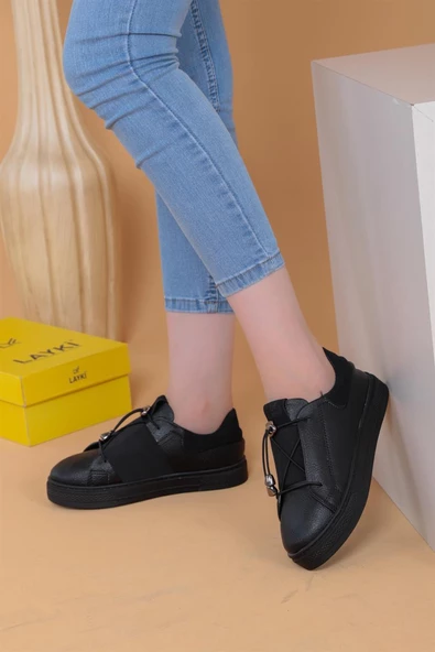 Alvaro Full Siyah Renkli Sneaker - Resim 4