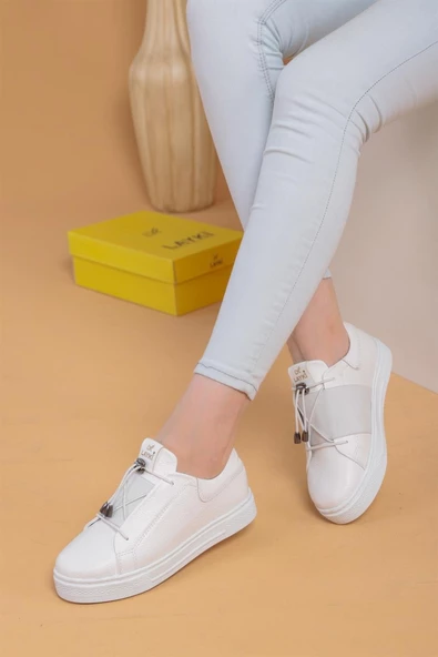 Alvaro Beyaz Renkli Sneaker - Resim 2