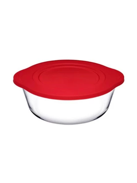 Paşabahçe 59001 Plastik Kapaklı Borcam 25.1x22cm 2100 cc ürün görseli 1