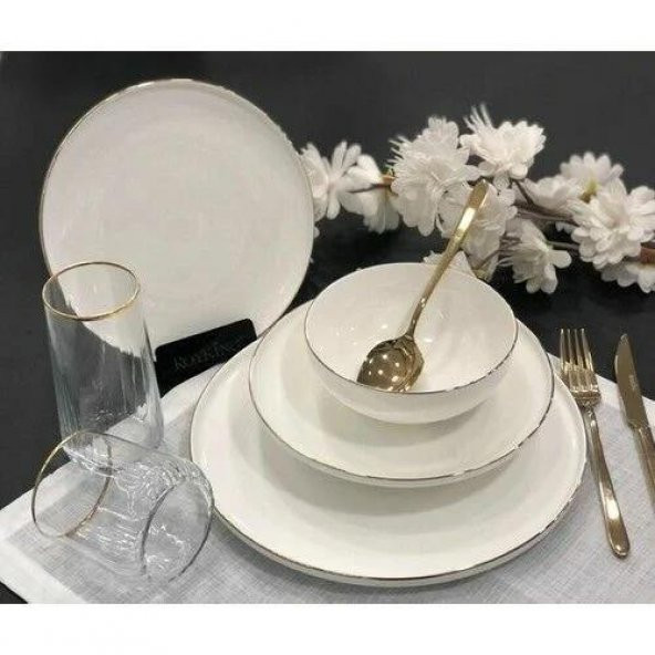 Roy King Gold Slender 24 Parça Yemek Takımı DSN 045 ürün görseli 1