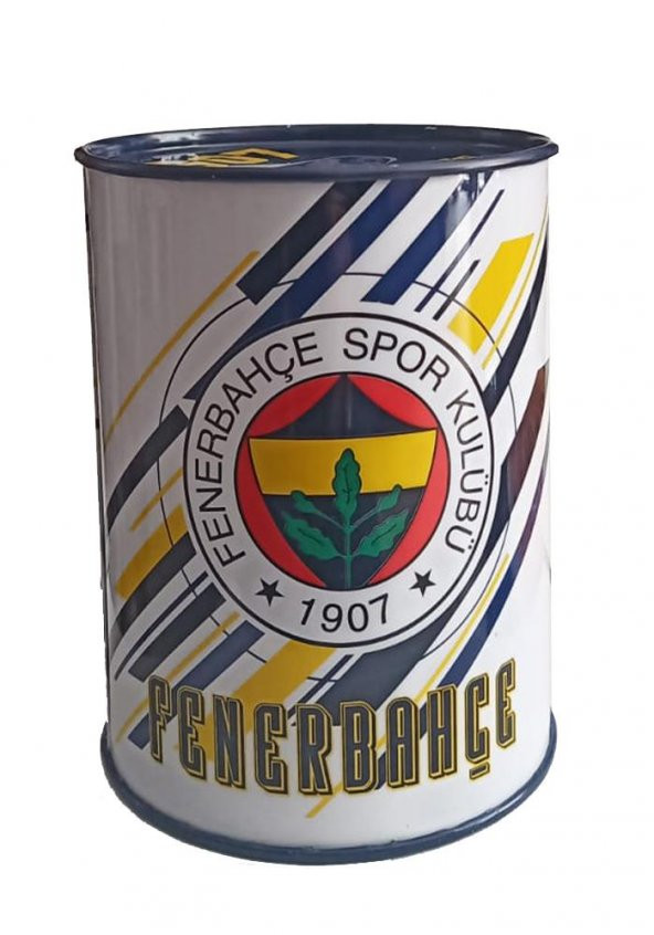 Fenerbahçe Metal Kumbara Orta Boy Orjinal Lisanslı 1 Adet FB Kumbara Taraftar Kumbara Sarı Kanarya 12x9 cm ürün görseli 1