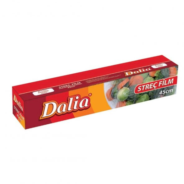 Dalia Şeffaf Mutfak Rulo Streç Film Folyo - 45 Cm. x 100 Metre - 8 Mikron - Gıdaya Uygun ürün görseli 1
