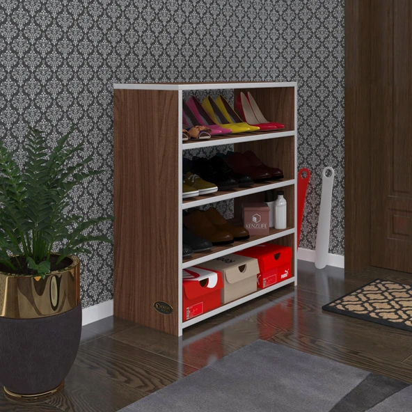 Kenzlife ayakkabılık goya cvz 080*70*30 arkalıksız ayakkabı ofis dolabı ürün görseli 1