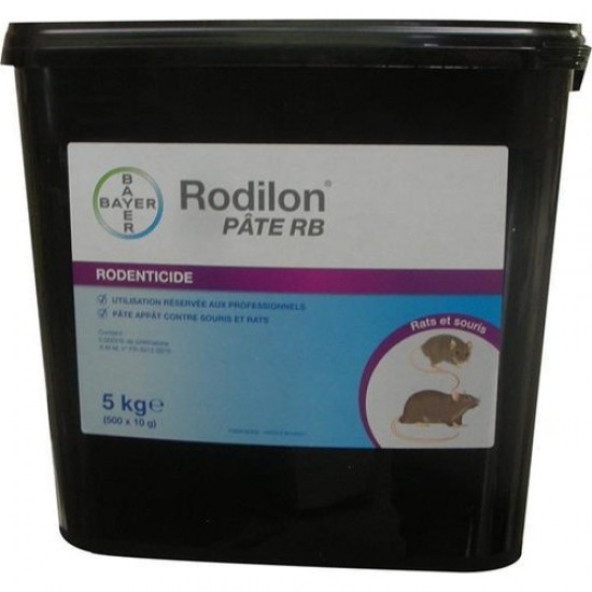 Envu Rodillon Pasta 5KG Fare Zehiri  Etkili Kaliteli Kemirgen İlacı Sıçan Fare İçin ürün görseli 1