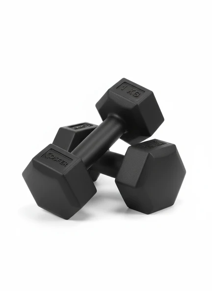 1 Kg Çift (TAKIM) Plastik Dambıl Ağırlık 1 KG + 1 KG Kilo Ve Renk Seçenekli Dambıl Dambell Dumbell ürün görseli 1