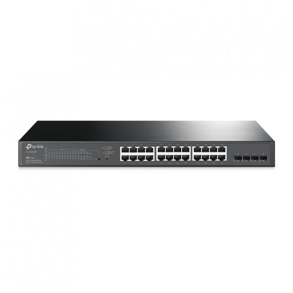 Tp-Link TL-SG2428P 24 Port 10-100-1000 Poe+ Switch 4 Port SFP Çelik Kasa Rack Mount ürün görseli 1