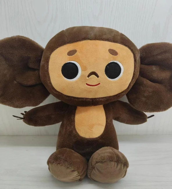 Sevimli Cheburashka Peluş Oyuncak- Koca Gözlü Rus Anime Cheburashka Bebek - 30 cm ürün görseli 1