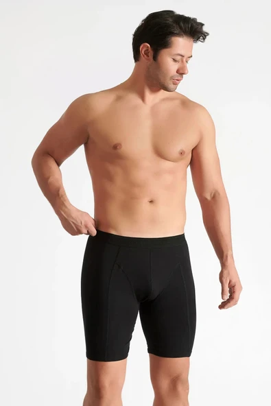 2'li Tutku Elit ELT1253 Erkek Extra Uzun Boxer ürün görseli 1