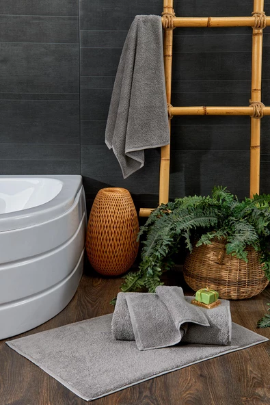 4 lü Banyo Havlu Seti - Resim 4