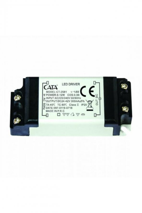 - Ct-2581 Led Armatür Driver 8-12w ürün görseli 1