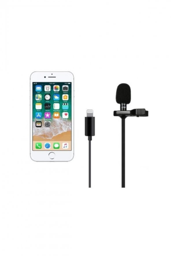 Lavalier Yaka Mikrofonu (iphone-lightning) ürün görseli 1