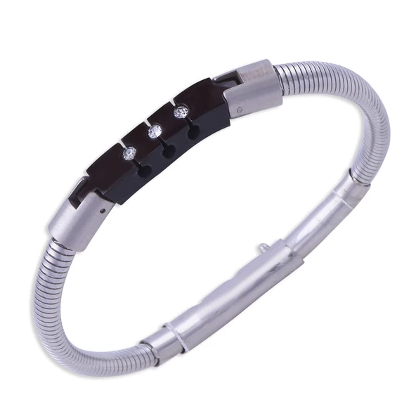 Erkek Çelik Kelepçeli Bileklik CB 5004 NS-06221 ürün görseli 1