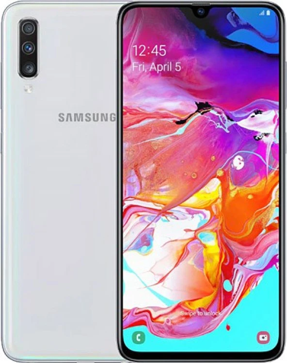 Samsung Galaxy A70 BEYAZ 128 GB 6 GB RAM Yenilenmiş Ürün Sıfır gibi A KALİTE ürün görseli 1