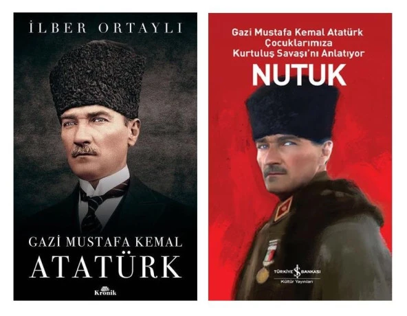İlber Ortaylı Gazi Mustafa Kemal Atatürk + Gençler İçin Nutuk İş bankası (2 Kitap) ürün görseli 1