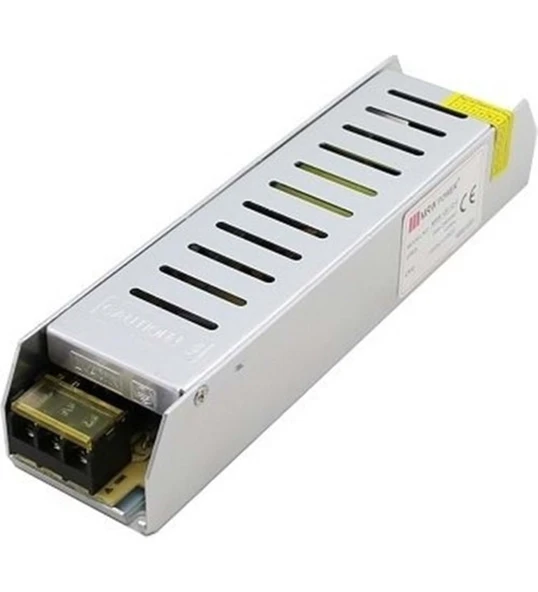 Mervesan MRW-120-12-S 12VOLT Dc 10AMPER Metal Adaptör ürün görseli 1