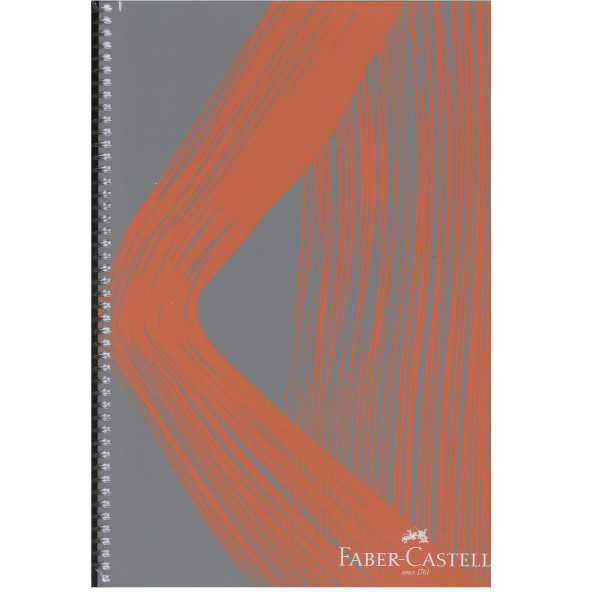 FABER CASTELL WAVES KAPAK DEFTER  100 YAPRAK ÇİZGİLİ 1 ADET ürün görseli 1