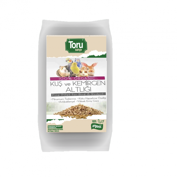 Organik Çam Pelet  40 lt sürüngen /kuş ve kedi altlığı ürün görseli 1