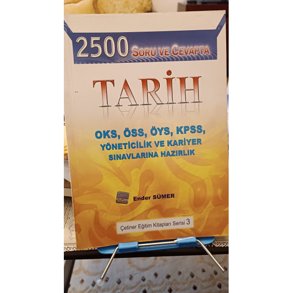 2500 SORU VE CEVAPTA TARİH Ender SÜMER ürün görseli 1