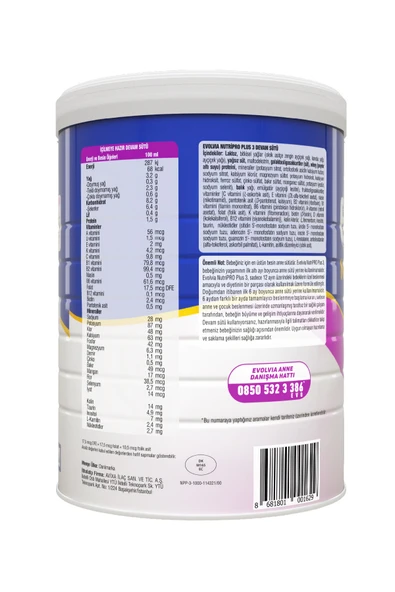 Evolvia NutriPro Plus 3  Bebek Maması 1000 gr - Resim 6