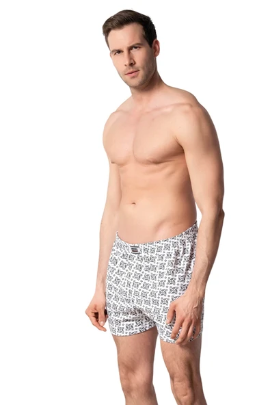 Seher Yıldızı Erkek Desenli Pamuklu Boxer Don 6 Lı Paket ürün görseli 1