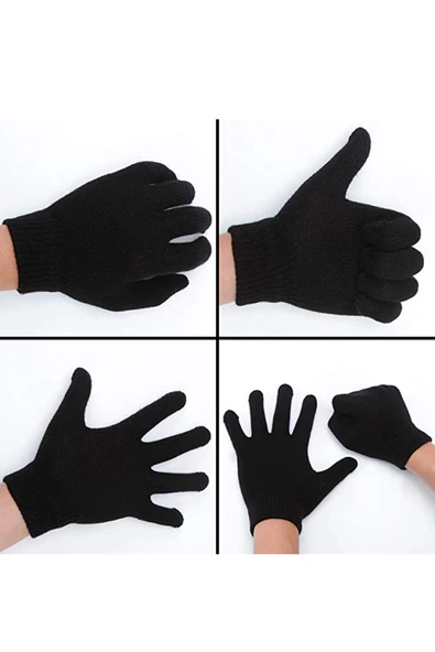 Erkek Kadın Kışlık Triko Eldiven Unisex Sıcak Kaliteli ürün görseli 1