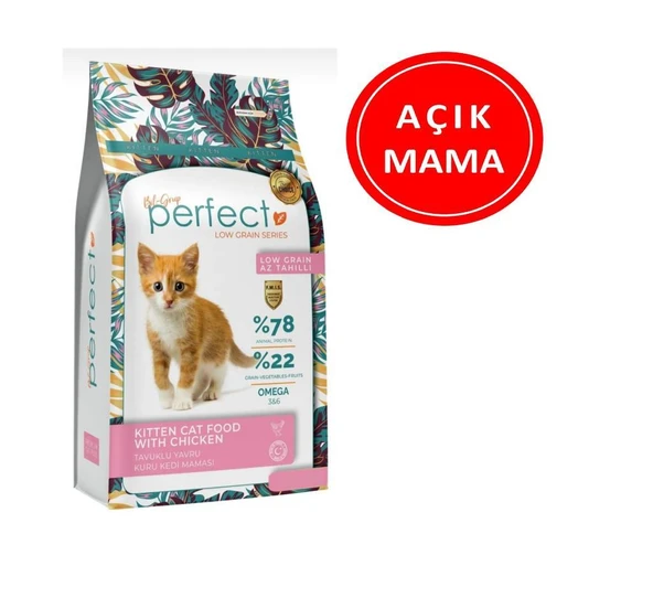 Perfect Tavuklu Yavru Kedi Maması 1 Kg AÇIK ürün görseli 1