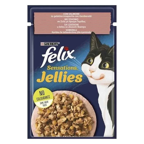 Felix Sensations Somonlu Karidesli Kedi Konservesi 85 Gr ürün görseli 1