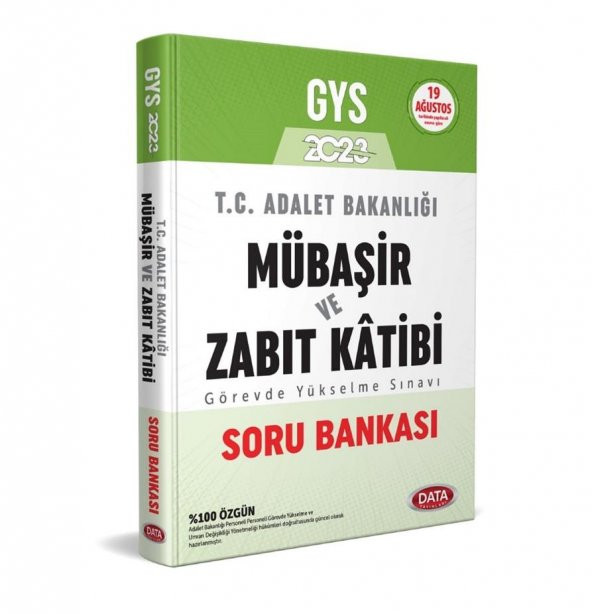 2023 GYS T. C. Adalet Bakanlığı Mübaşir ve Zabıt Katibi Soru Bankası Data Yayınları ürün görseli 1
