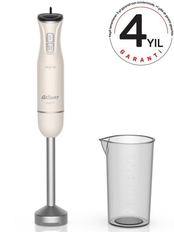 Arzum AR1139-B Chefy El Blender - Beyaz ürün görseli 1