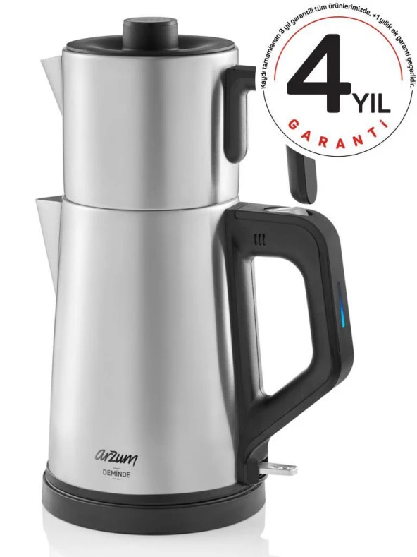 Arzum AR3129 Deminde Inox Çay Makinesi ürün görseli 1