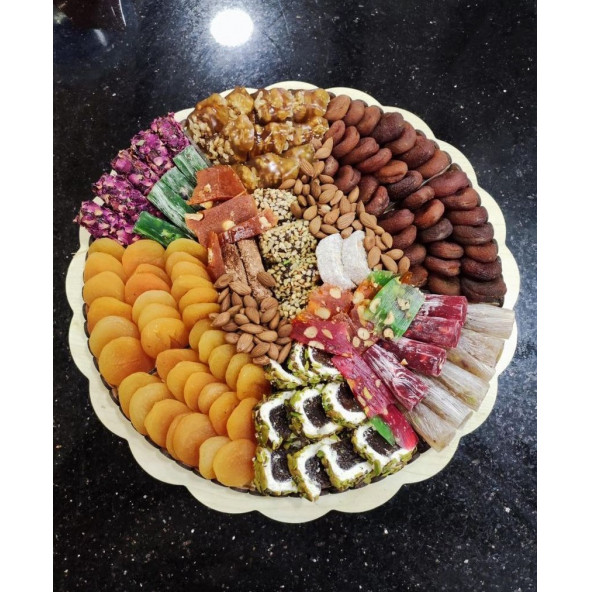 Öz Altın Kayısı 37 Cm Hediyelik Sepet ürün görseli 1