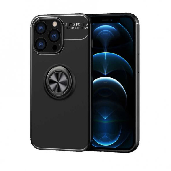 Apple iPhone 13 Pro Max Kılıf Yüzüklü Kamera Korumalı Range Silikon Kılıf ürün görseli 1