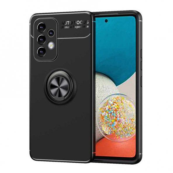Samsung Galaxy A73 Kılıf Yüzüklü Kamera Korumalı Range Silikon Kılıf ürün görseli 1