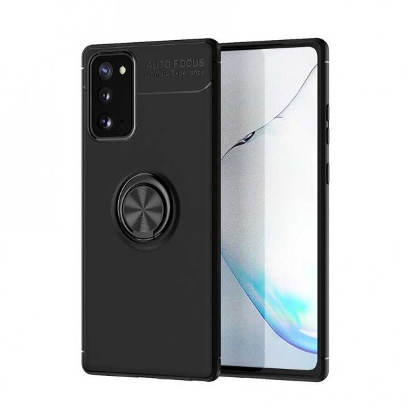 Samsung Galaxy Note 20 Kılıf Yüzüklü Kamera Korumalı Range Silikon Kılıf ürün görseli 1
