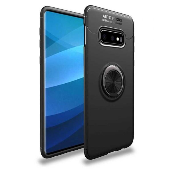 Samsung Galaxy S10E Kılıf Yüzüklü Kamera Korumalı Range Silikon Kılıf ürün görseli 1